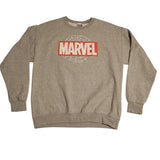 Marvel Spider-Man Graphic Sweatshirt Size Large Gray Mens Long Sleeve