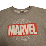 Marvel Spider-Man Graphic Sweatshirt Size Large Gray Mens Long Sleeve