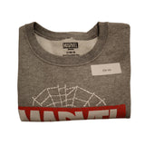 Marvel Spider-Man Graphic Sweatshirt Size Large Gray Mens Long Sleeve