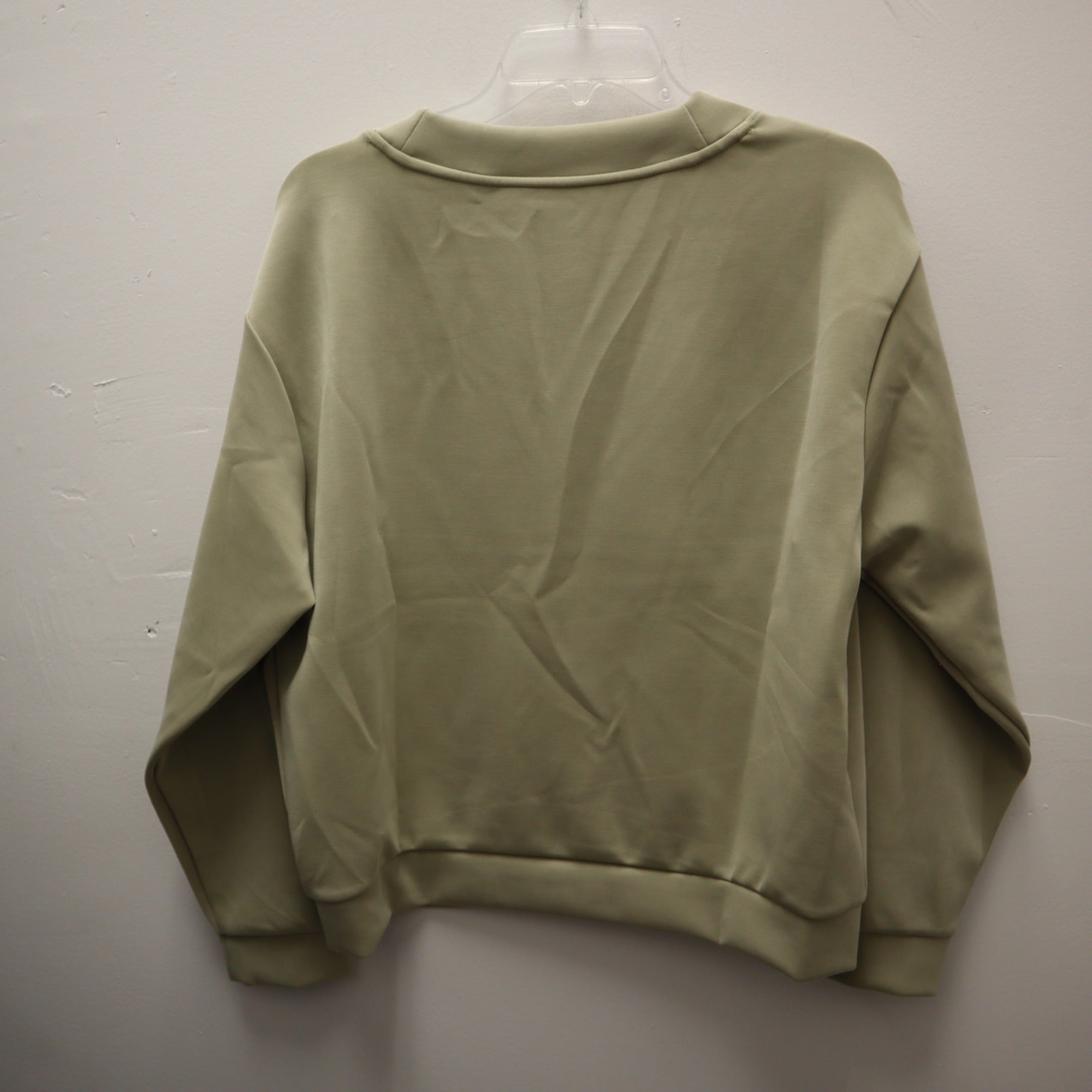 K-257 A New Day Women's Small Sandwash Sweatshirt - Light Green