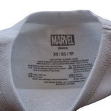 Marvel White Short Sleeve T-Shirt Womens XS 100% Cotton Graphic Tee