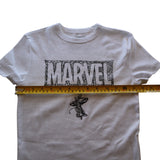 Marvel White Short Sleeve T-Shirt Womens XS 100% Cotton Graphic Tee