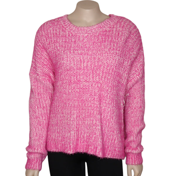 Elodie Women's Pink Knit Sweater Size Small