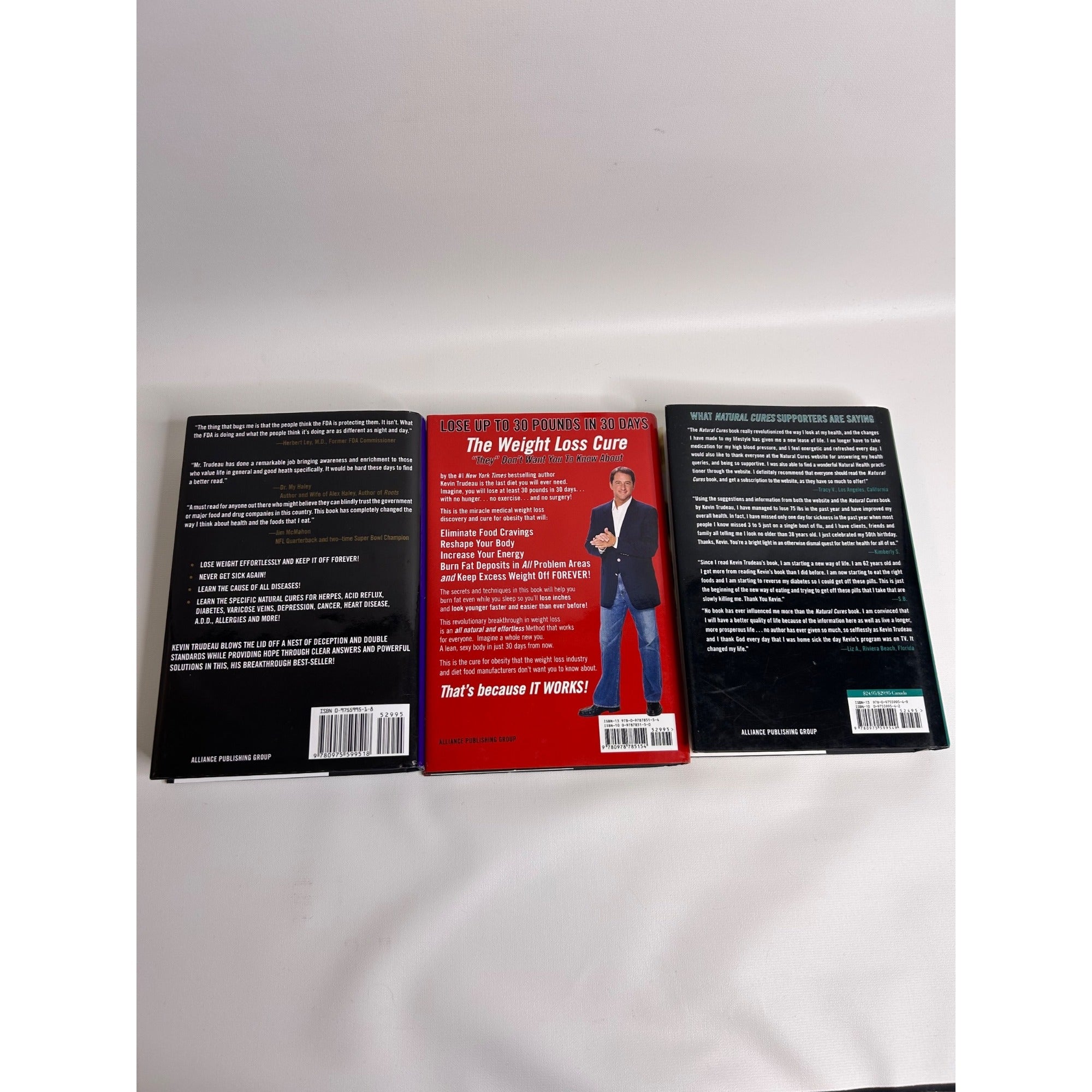 Kevin Trudeau Book Set: Natural Cures Weight Loss & More Natural Cures Revealed