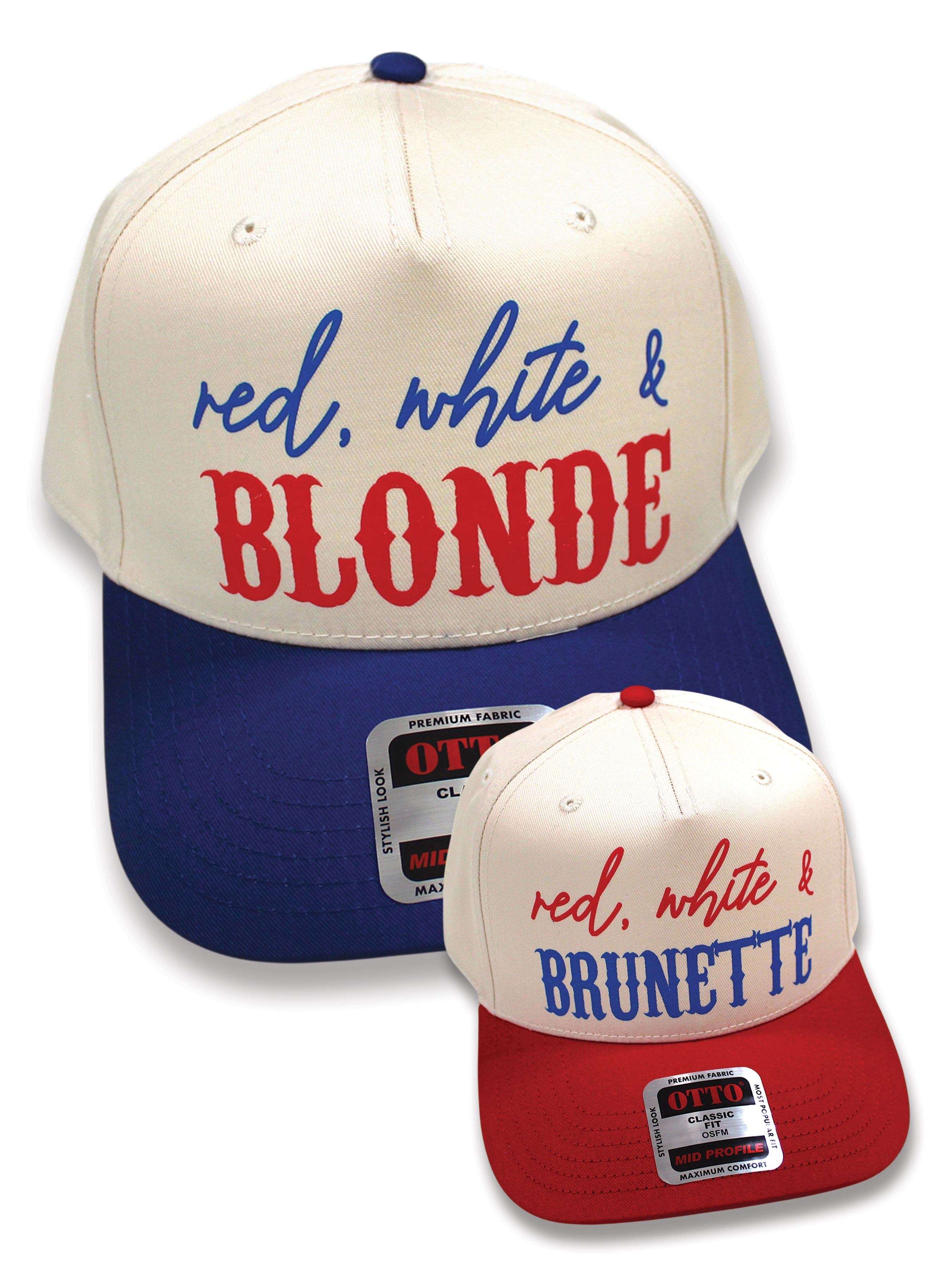 Red, White and Hair Color Snapback