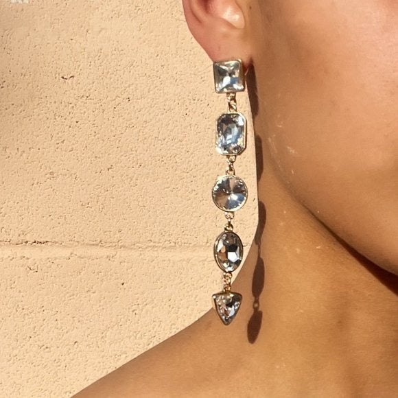 Mia Collection Set Of 5 Minimalist & Statement Earrings For Women