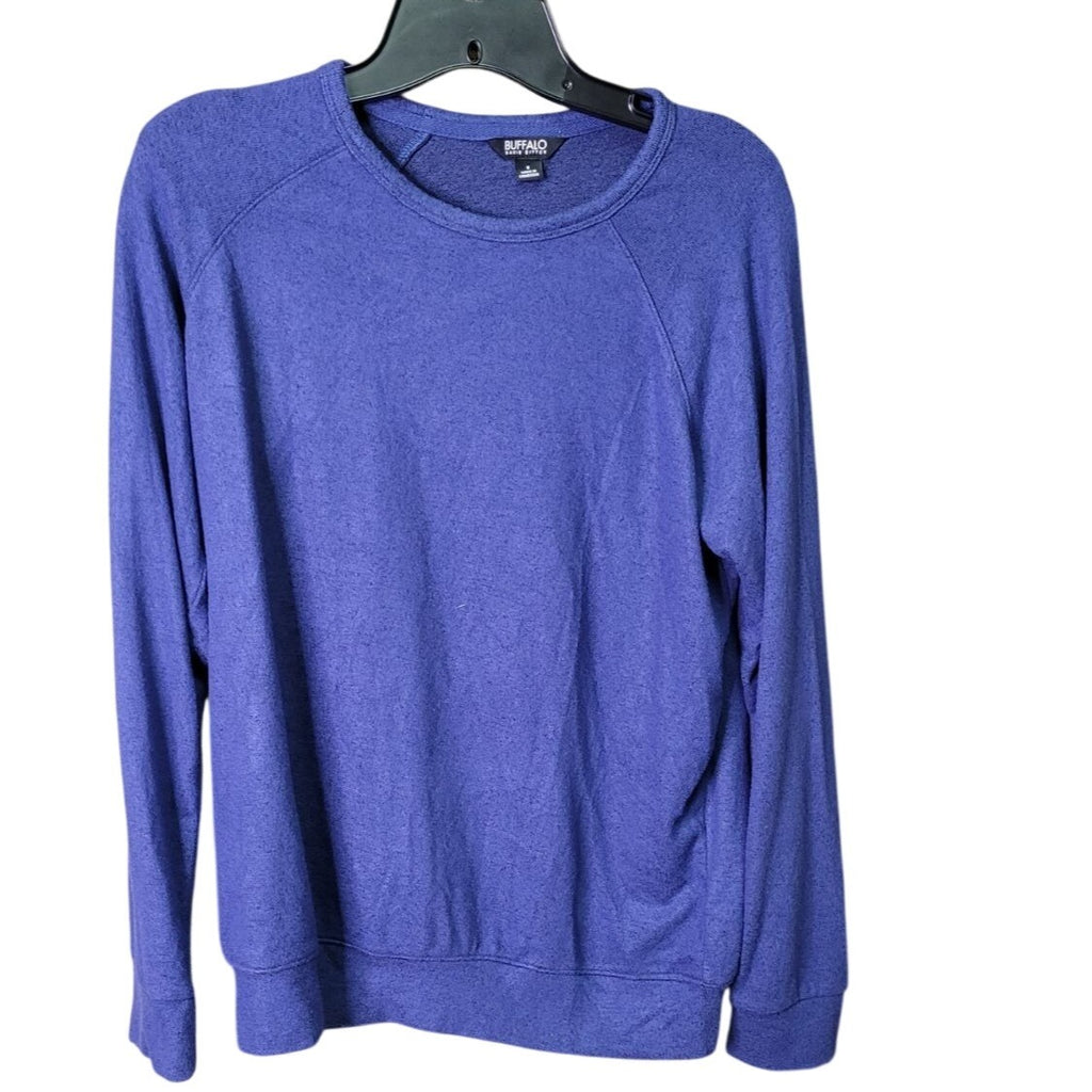 CG-3 Buffalo David Bitton Womens Blue Long Sleeve Sweatshirt Size S