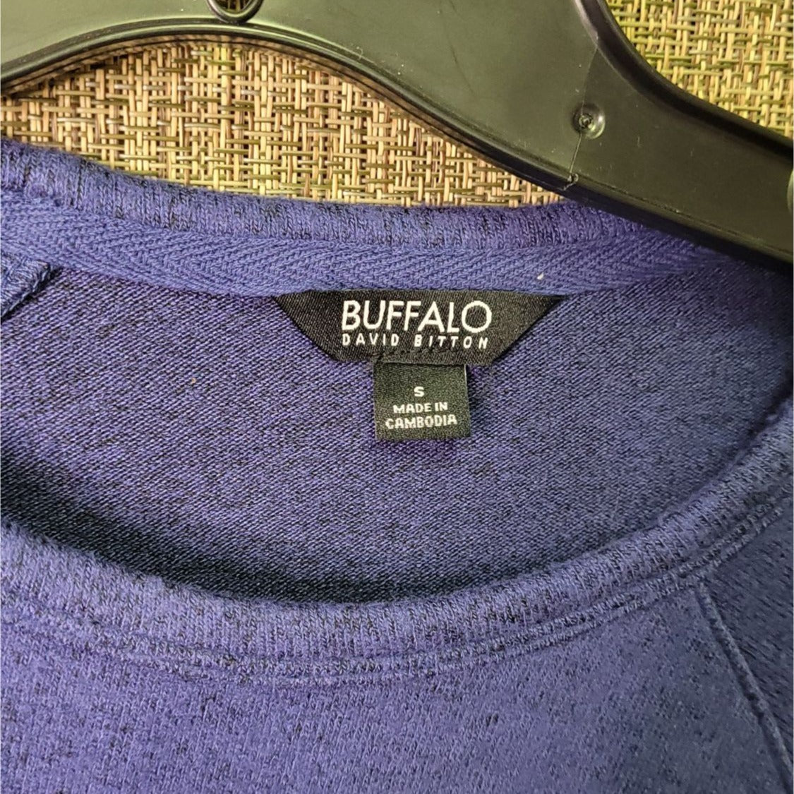 CG-3 Buffalo David Bitton Womens Blue Long Sleeve Sweatshirt Size S