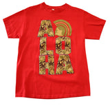 Red America Apparel Aloha Graphic T-Shirt M Cotton Short Sleeve