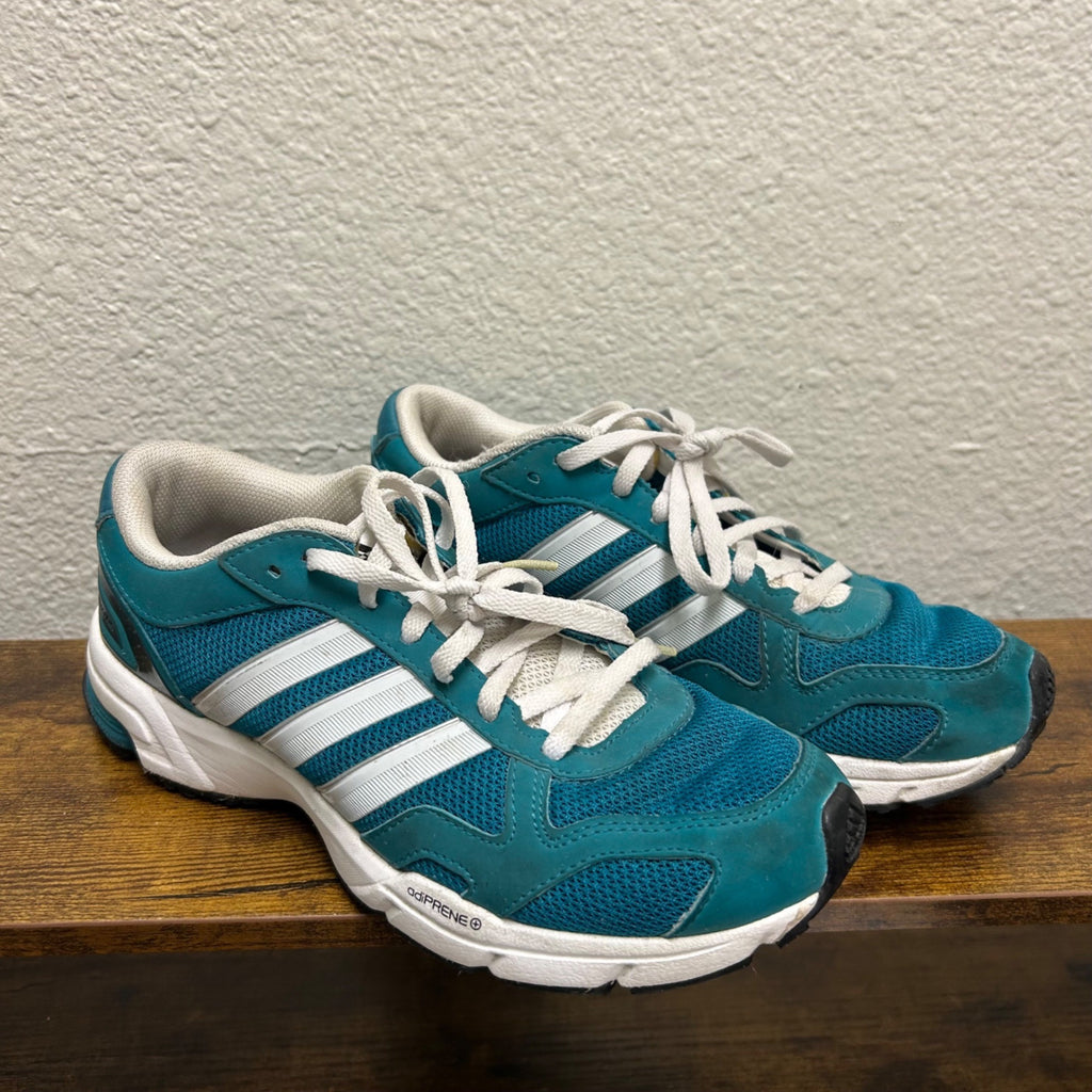CG-1 Adidas Teal & White Women’s Running Shoes Size 6.5 Mesh & Activewear Sneakers