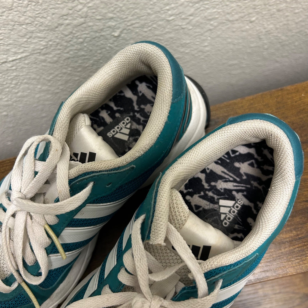 CG-1 Adidas Teal & White Women’s Running Shoes Size 6.5 Mesh & Activewear Sneakers