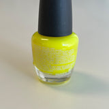 L.A Colors "Radiation" Glows Color Craze Yellow Nail Polish GLOWS in Black Light