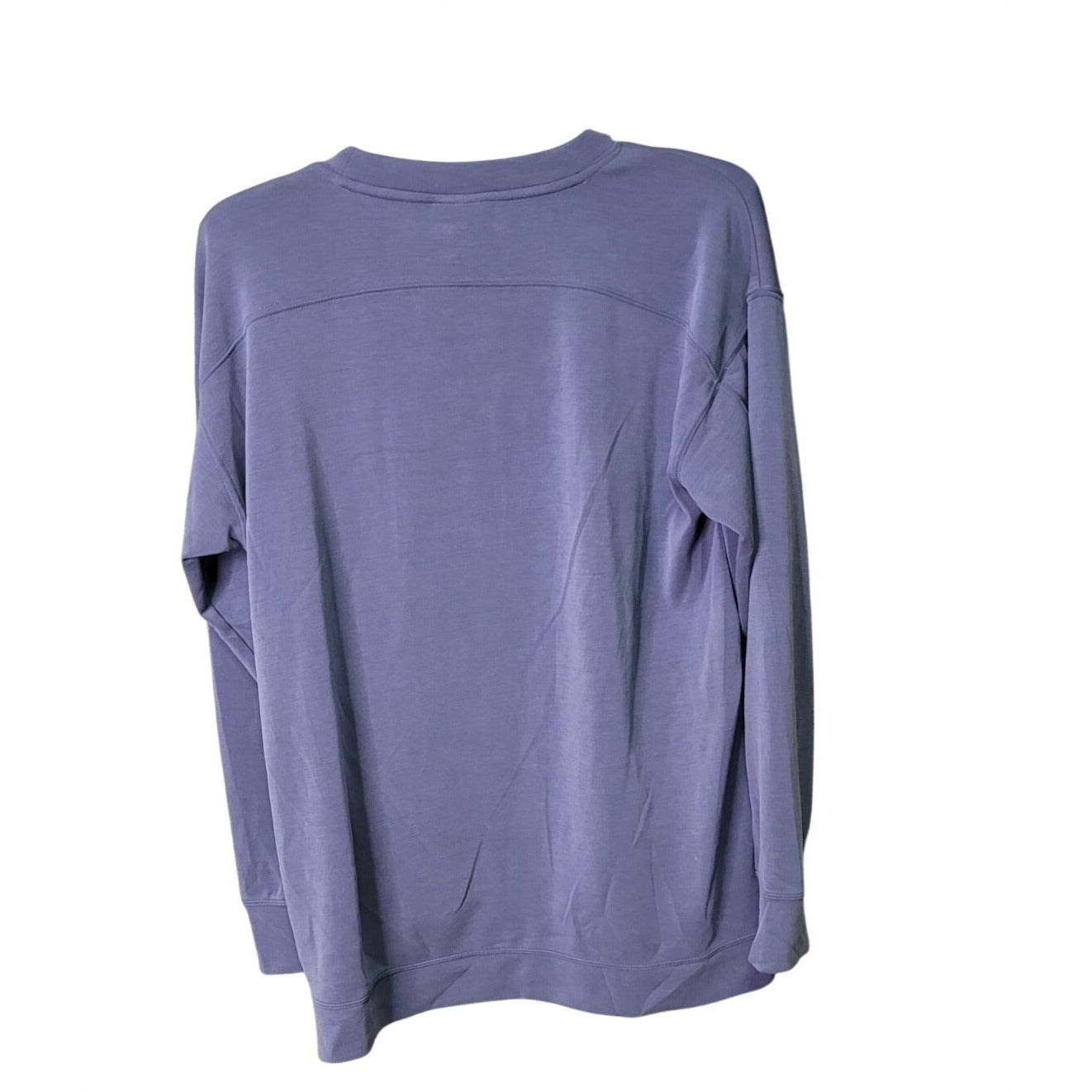 CG-19 Sage Collective Purple Long-Sleeve Crew Neck Sweatshirt Lightweight Size Small