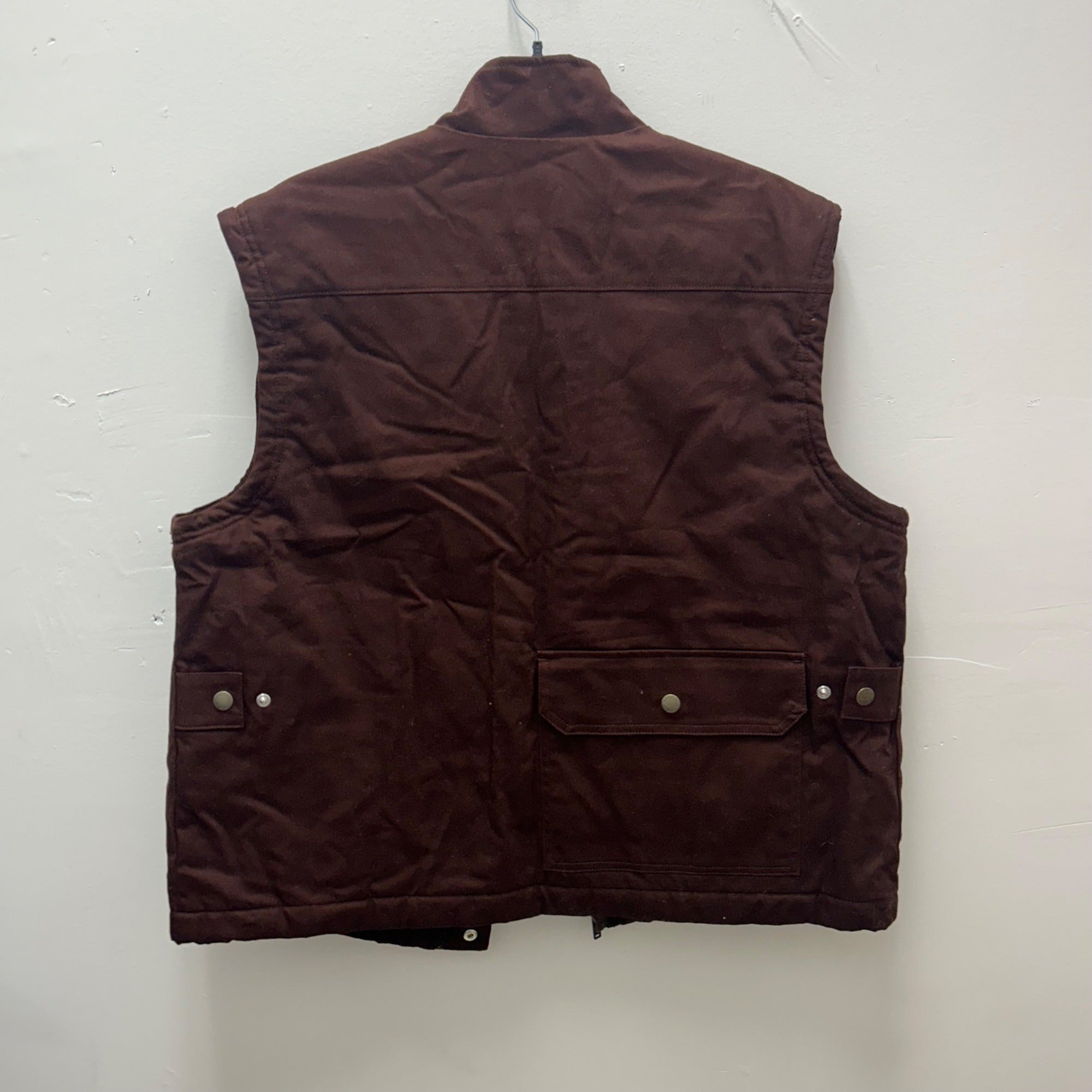 K-186 Woolrich X Target Men's Small Fisherman Vest - Brown