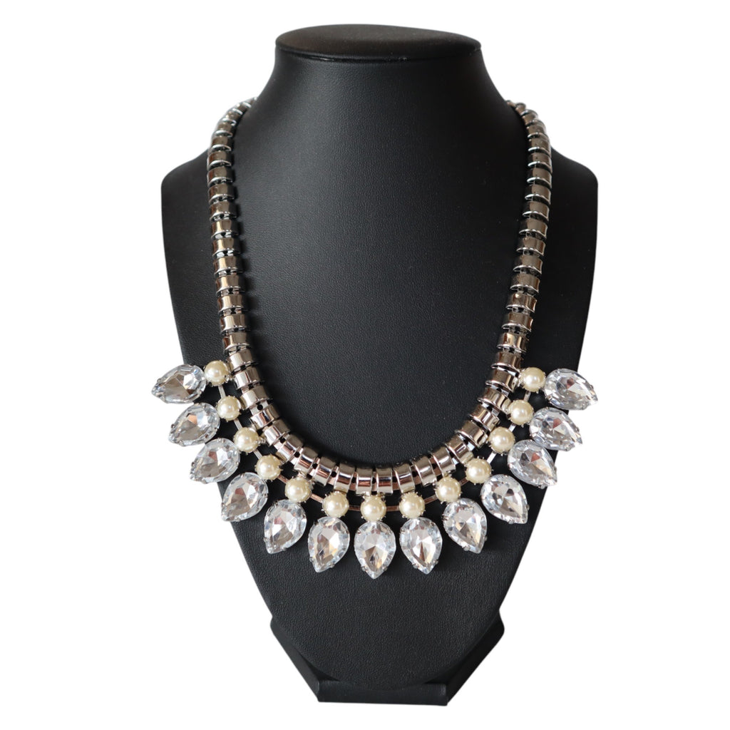 Ted Baker London Crystal & Pearl Statement Necklace