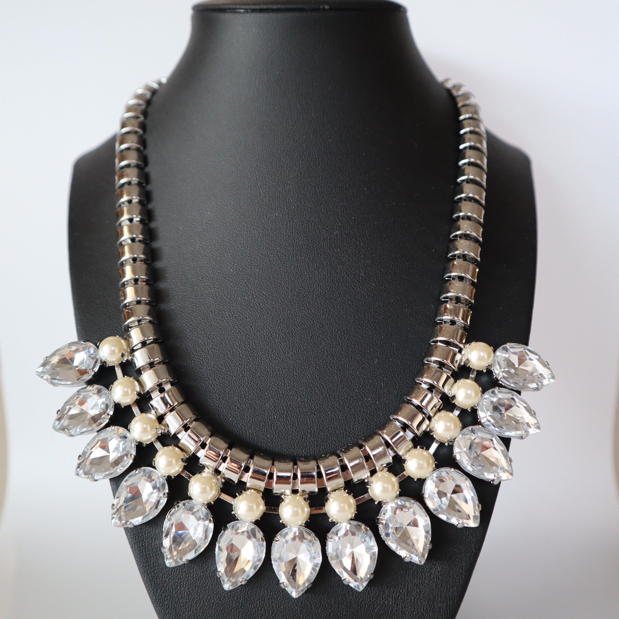 Ted Baker London Crystal & Pearl Statement Necklace