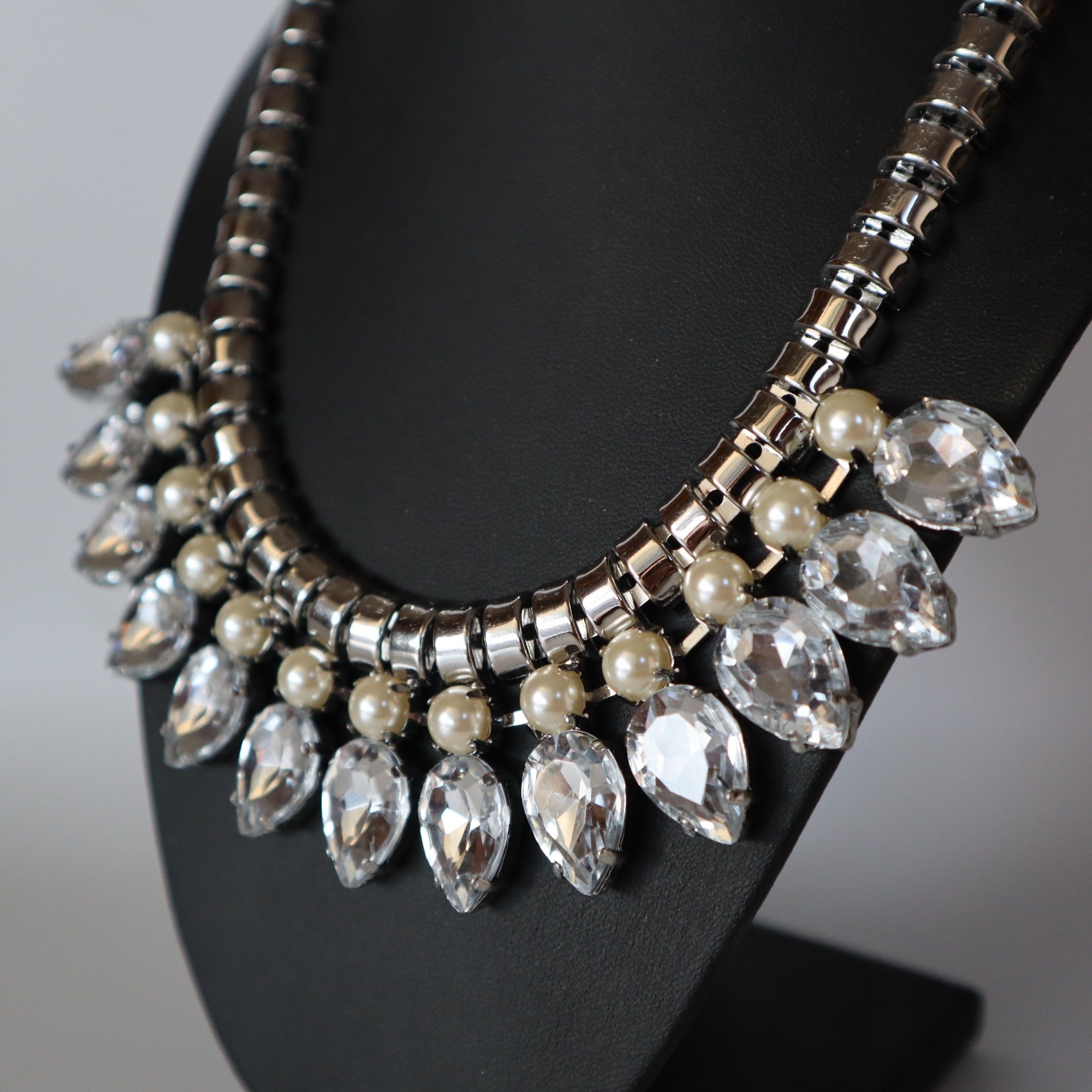 Ted Baker London Crystal & Pearl Statement Necklace