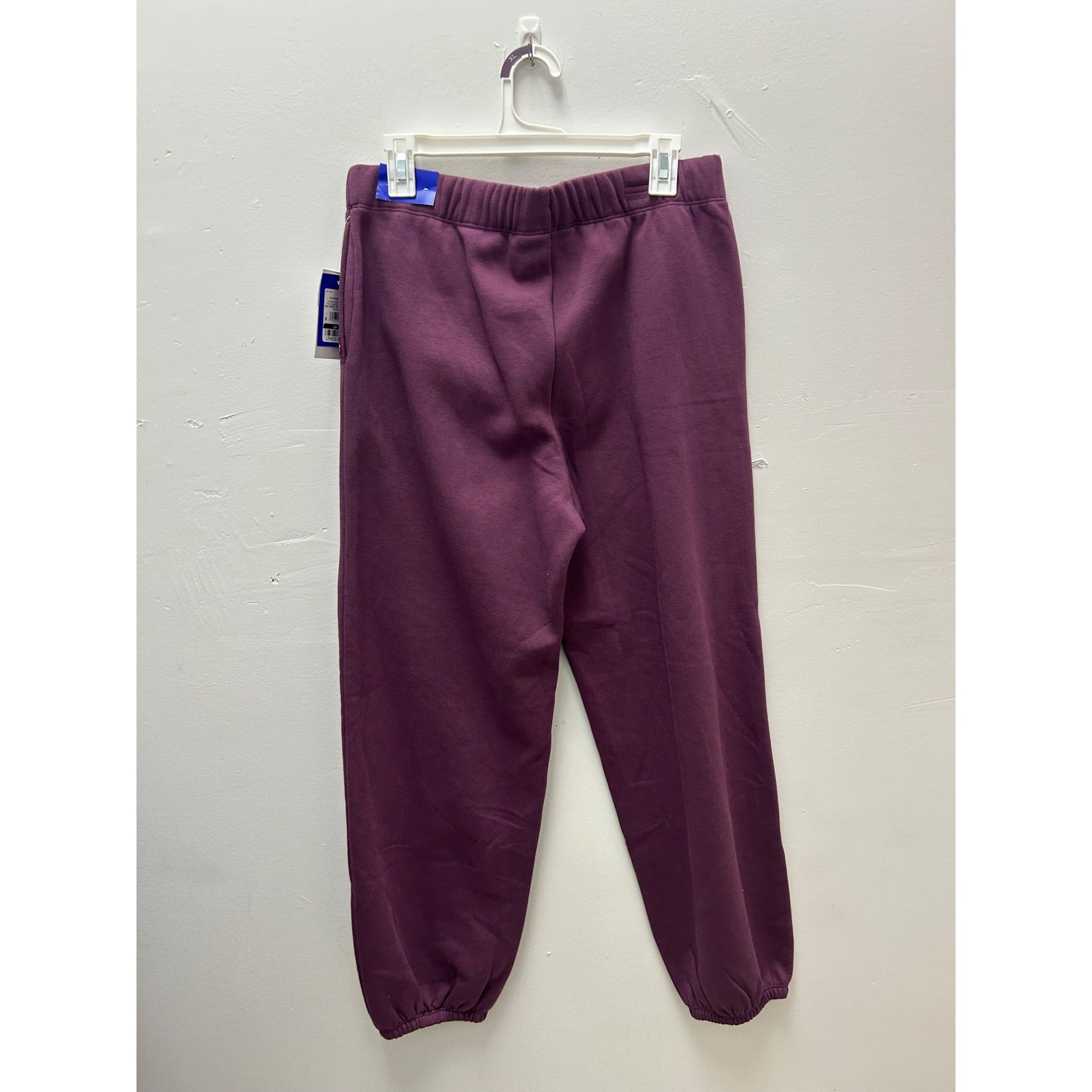 K-141 JoyLab Womens Purple Jogger Sweatpants Size M Elastic Waist Soft Fleece-Lined