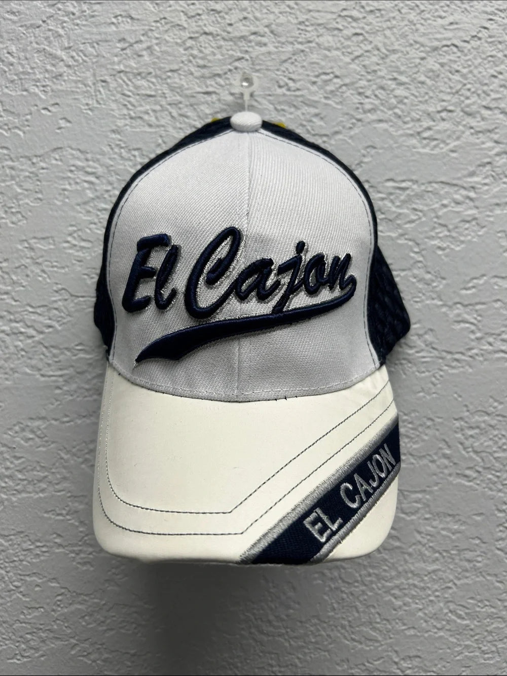 White and Navy Baseball Cap