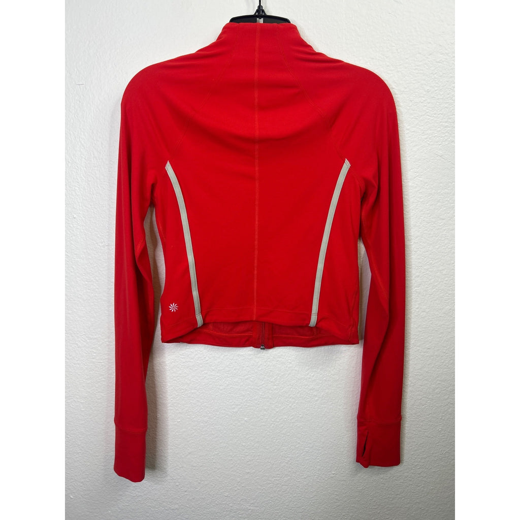 #1060 Athleta Line Jacket Women's XS Red Zip Up