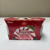 Glade Candle Candy Cane Cheer Limited Edition 3.4 Oz 2 Pack Scented Wax