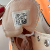 Converse Womens 8.5 Chuck Taylor All Star Lift Hi Peach Orange Platform Sneakers