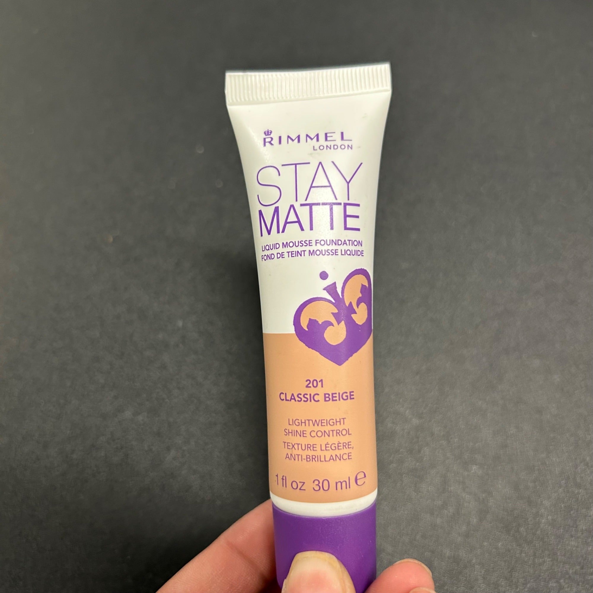 Rimmel London Stay Matte Liquid Mousse Foundation 201 Classic Beige 1 Oz