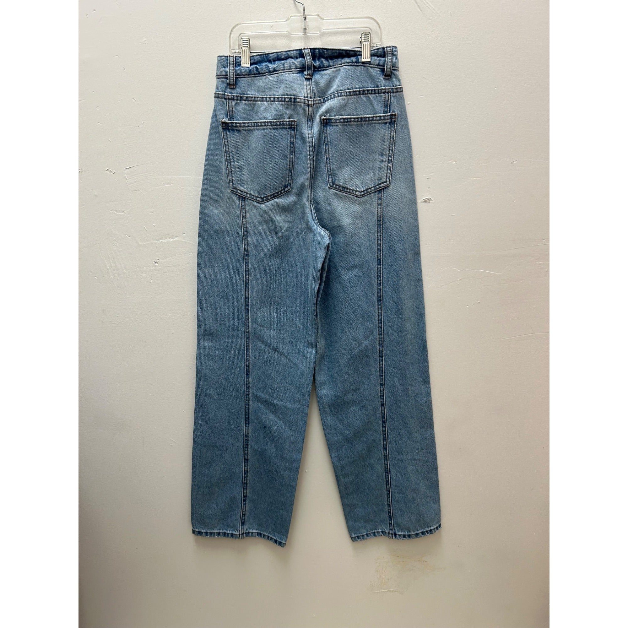 K-147 Future Collective Size 00 Light-Wash Wide-Leg Denim Jeans