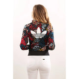 Adidas Firebird Track Jacket, Black and Multicolor Women's Size Small