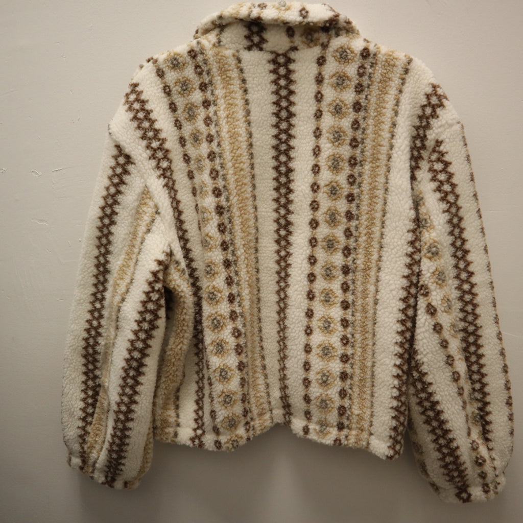 K-249 Universal Thread Women's Size Medium Faux Sherling Fashion Jacket