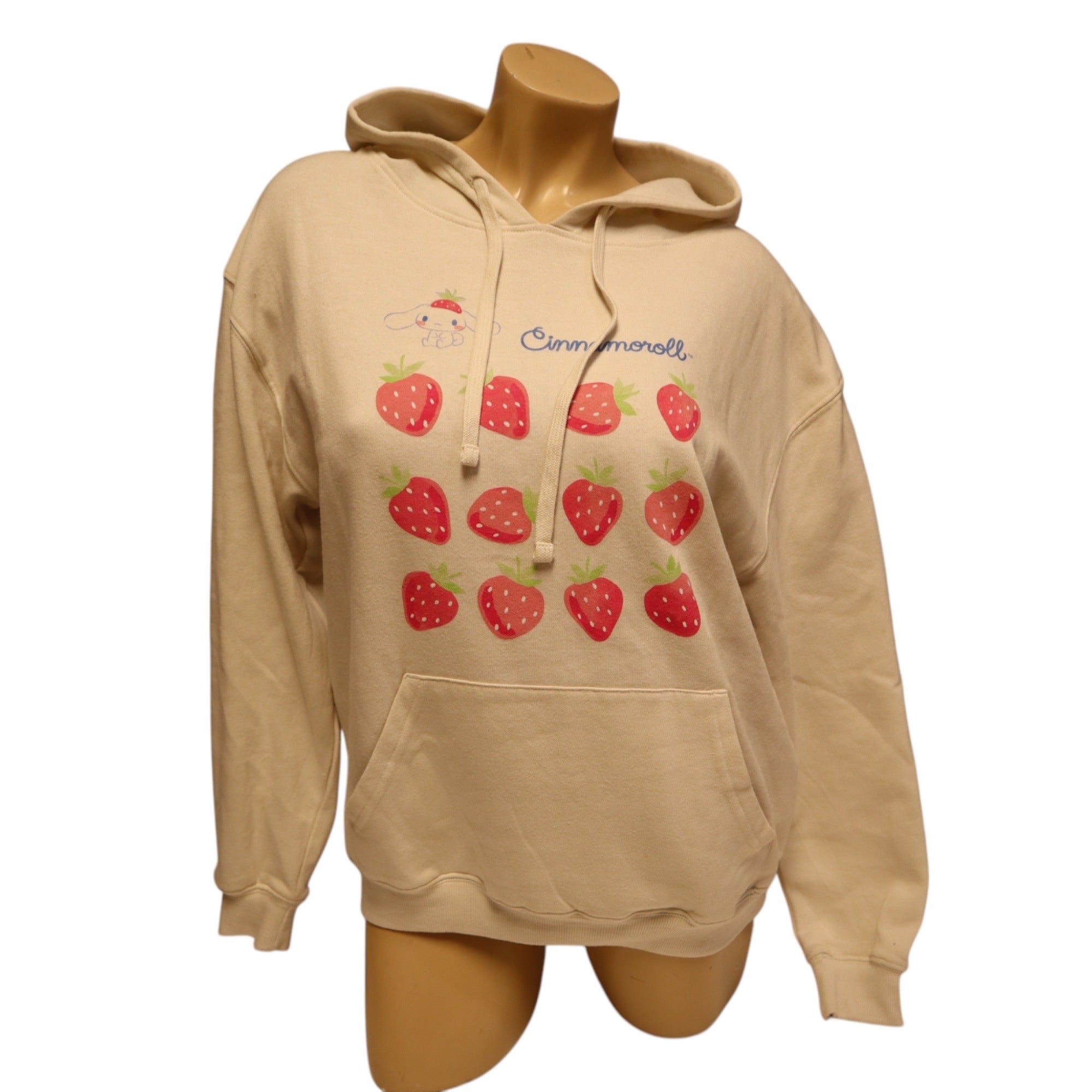 Cinnamoroll By Sanrio White Strawberry Hoodie Size Large