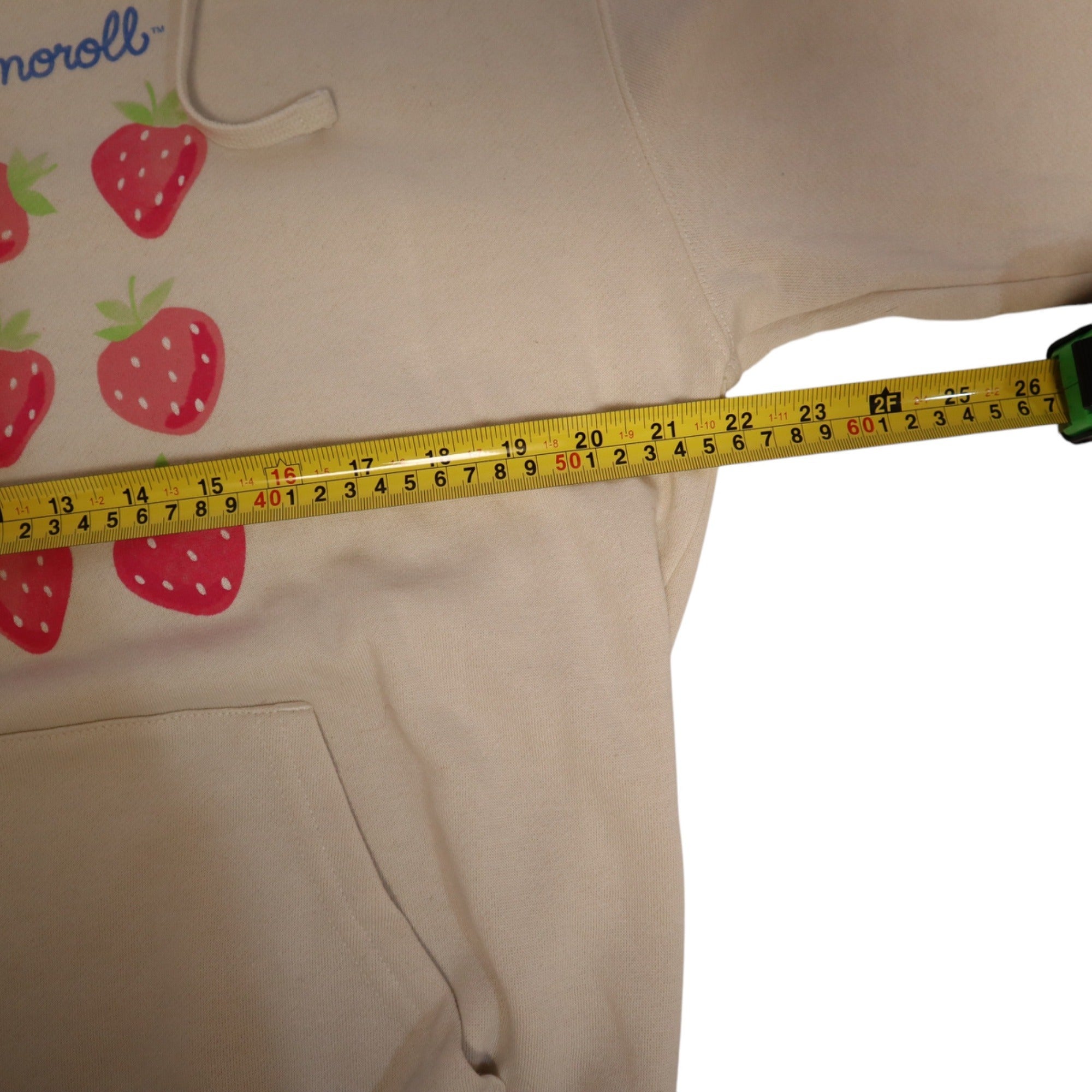 Cinnamoroll By Sanrio White Strawberry Hoodie Size Large