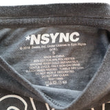 NSYNC Size Small Gray Graphic Crew-neck Short Sleeves T-Shirt