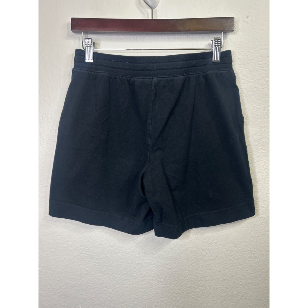 #1067 Karen Scott  Size PS Sport Black Drawstring Cotton Shorts
