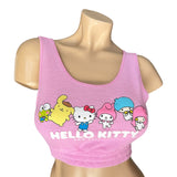 Hello Kitty and Friends Women's Size X-Small Pink Crop Top