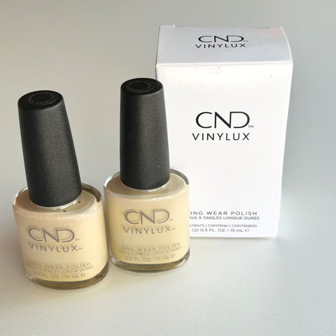 CND VINYLUX "Brimstone" Pack of 2 Tan Long Wear Nail Polish #284