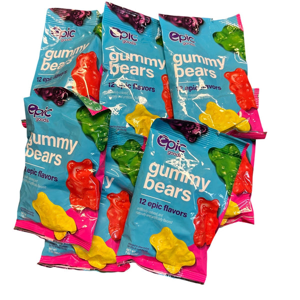 Gummy Bears (Pack of 5) 12 Epic Flavors 7 oz Bag