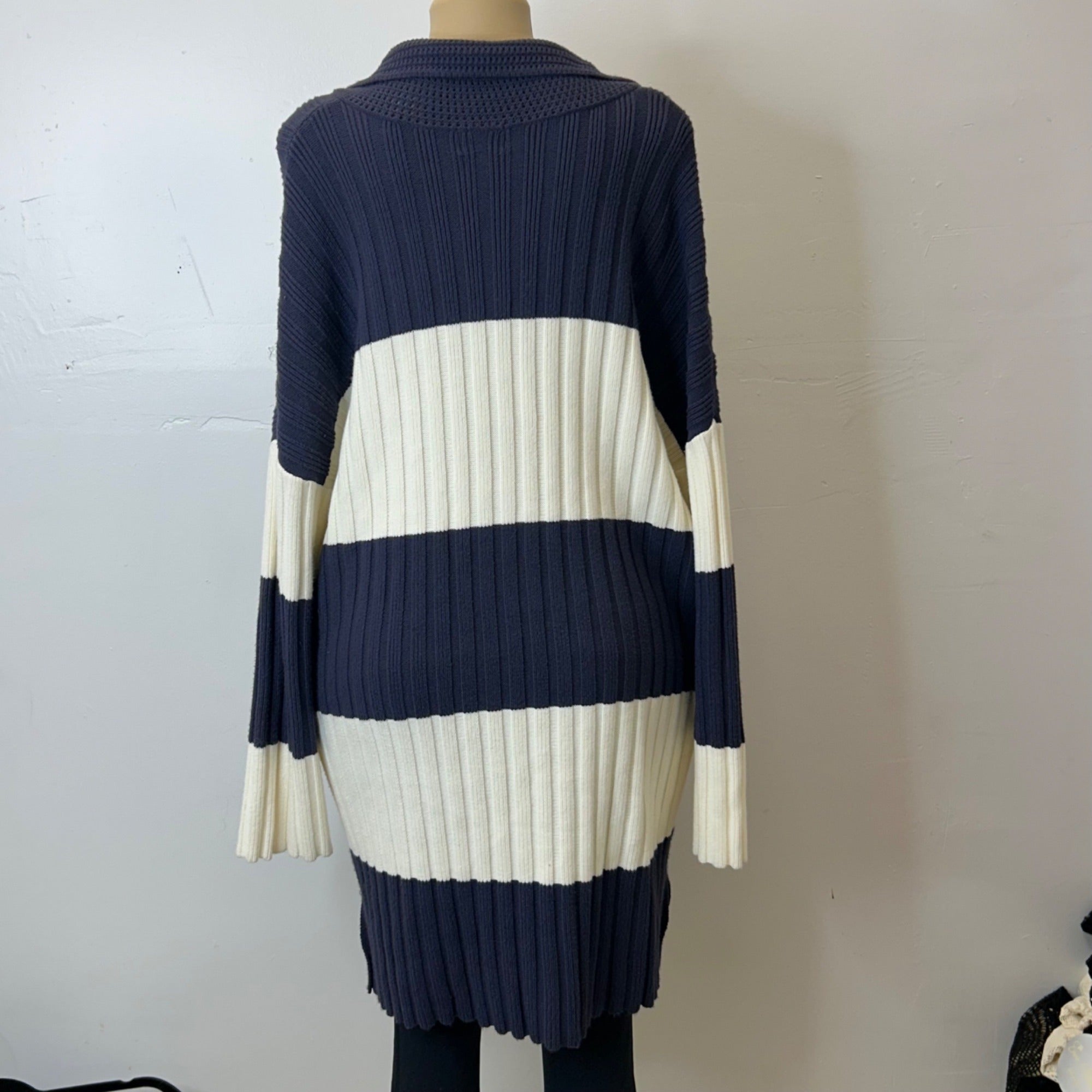 K-93 Future Collective Women's 2XL Long Sleeve Rugby Mini Sweater Dress