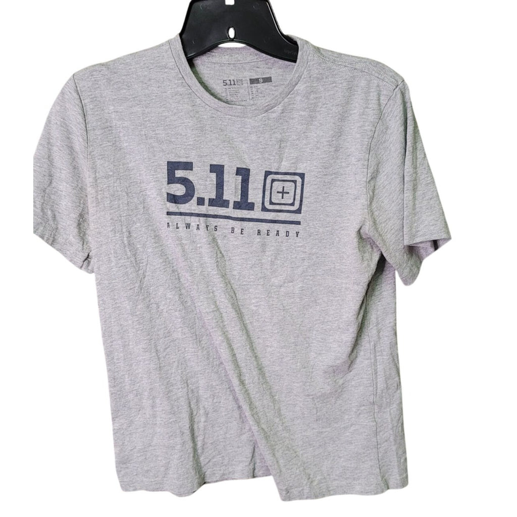 CG-13 5.11 Tactical Always Be Ready Graphic T-Shirt Men's Heather Gray Cotton Blend Size Small