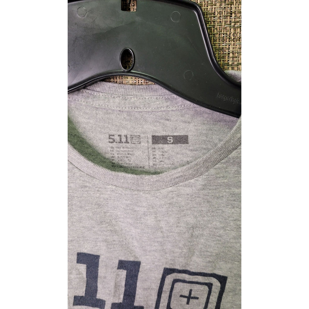 CG-13 5.11 Tactical Always Be Ready Graphic T-Shirt Men's Heather Gray Cotton Blend Size Small