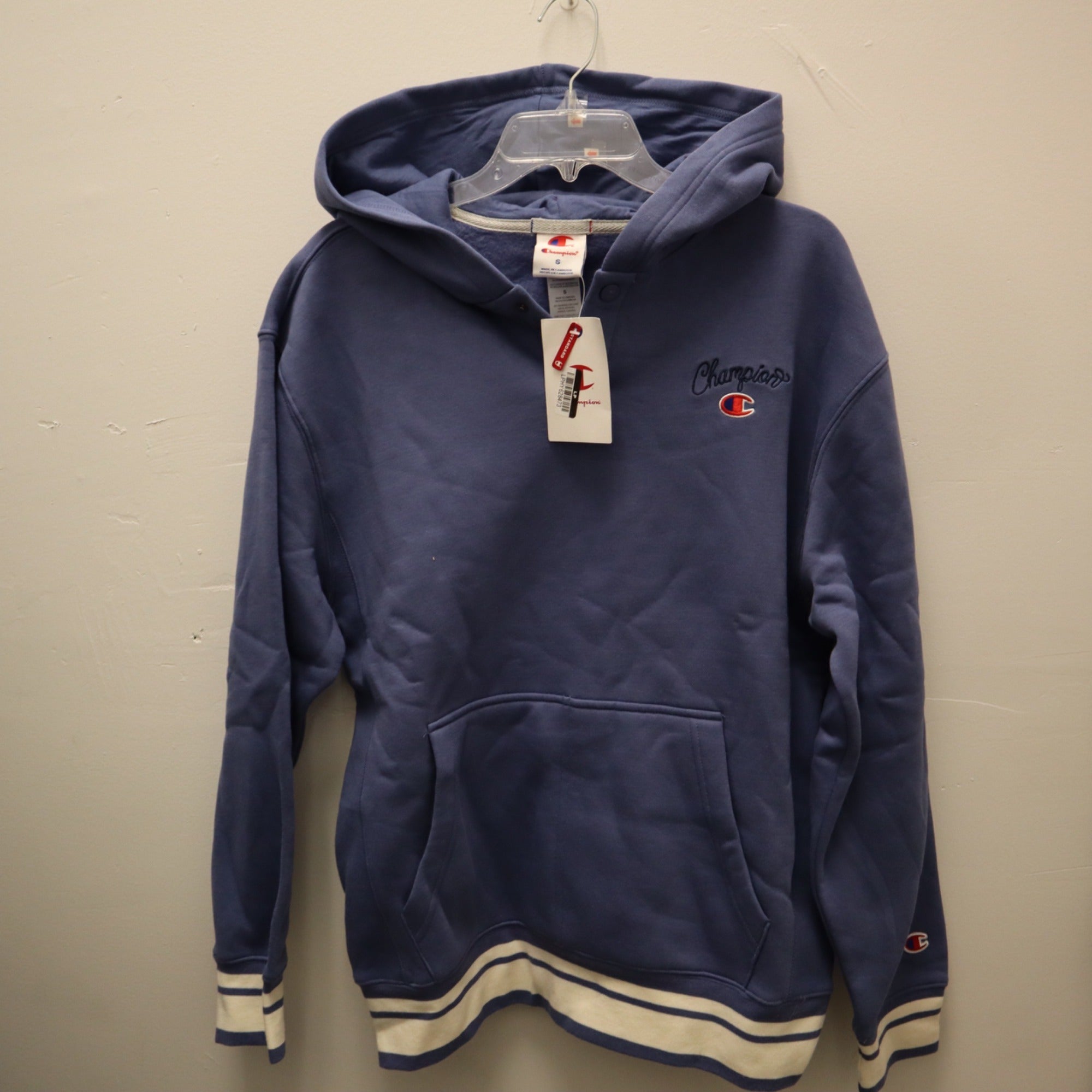 K-245 Champion Academy Athletic Snap Pullover Hoodie Size Small
