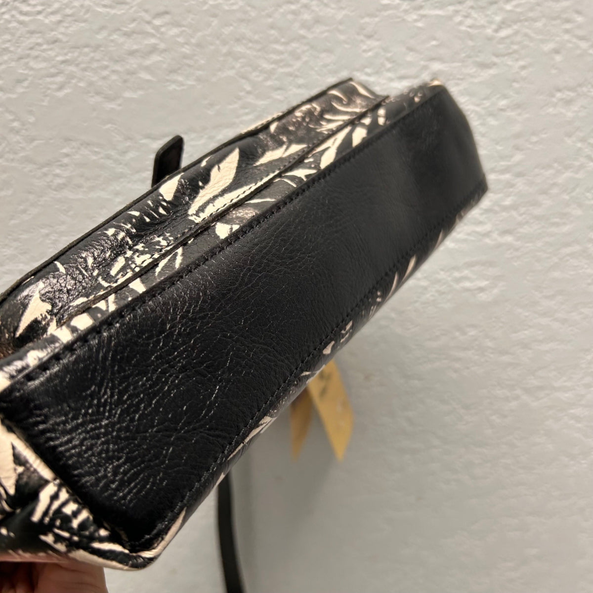 Patricia Nash Sunflower Print Crossbody Bag With Leather Details
