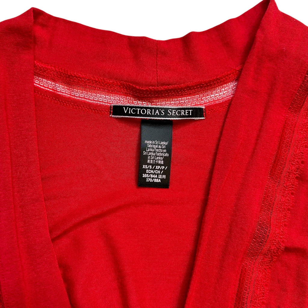 Victoria's Secret Red Robe Women's Size X-Small/ Small