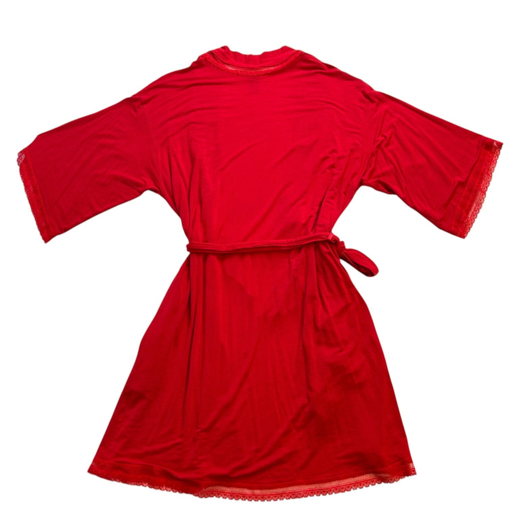 Victoria's Secret Red Robe Women's Size X-Small/ Small