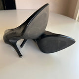 Delicious Black Pointed Toe Stiletto 4 Inch Heel, Women's Pumps Size 8