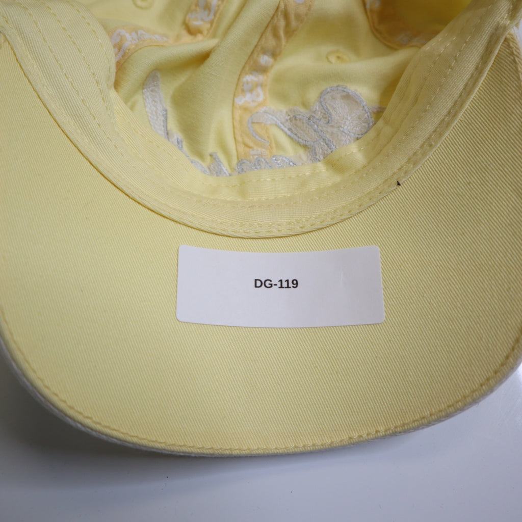 DG-119 Chase Authentics Yellow Kenseth Caps Rhinestone Baseball Cap