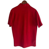 St. John's Bay Red Super Pique Polo T-Shirt Men's Size Medium Short Sleeves Top