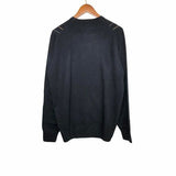 DOCKERS Crew Neck Sweater Men's Medium Long Sleeves Pullover Sweatshirt Black