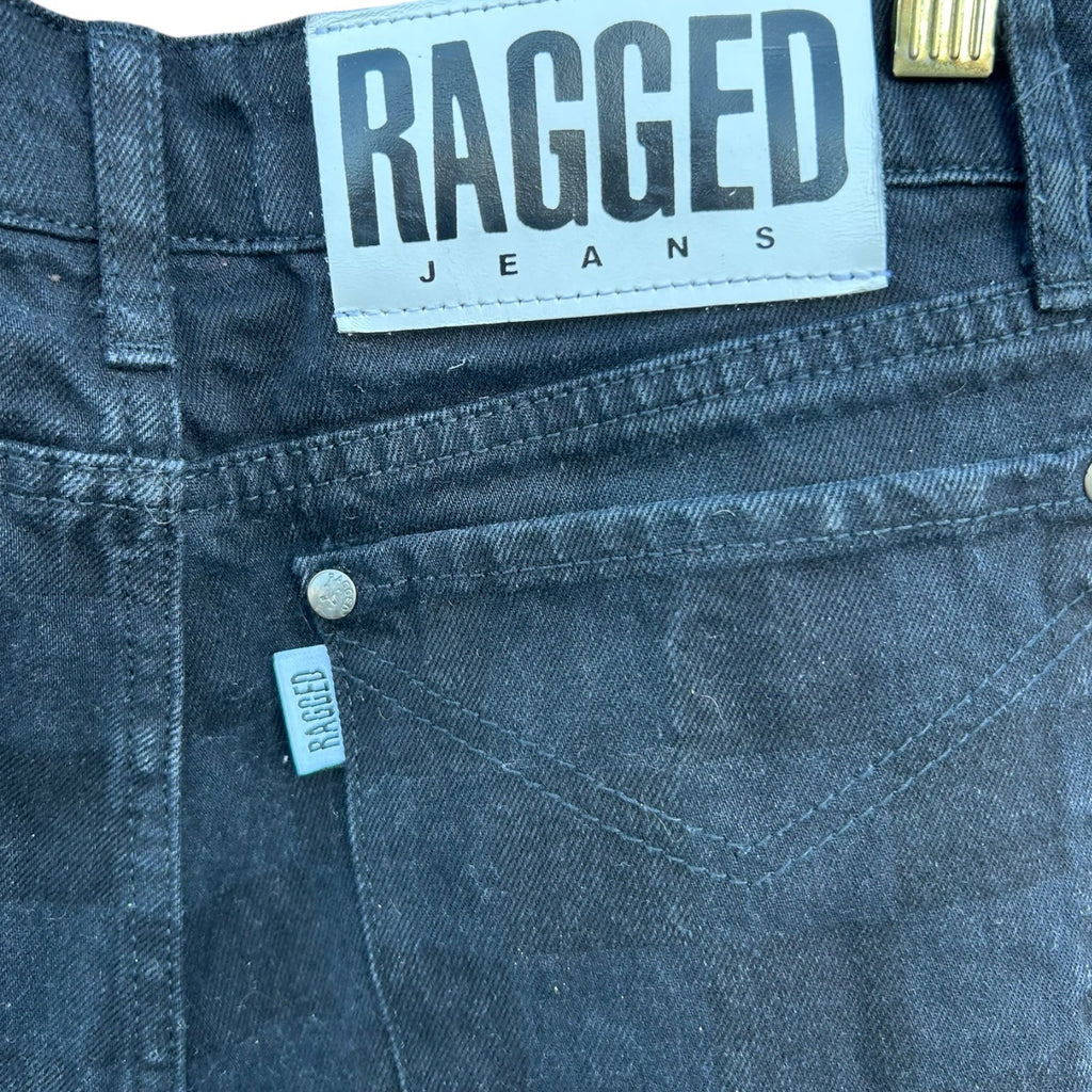 THE RAGGED Priest Rook Dad Checkered Women's Jeans Size 28