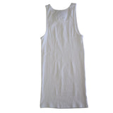 Alfani Mens White Ribbed Tank Top Undershirt Size Medium Cotton Blend